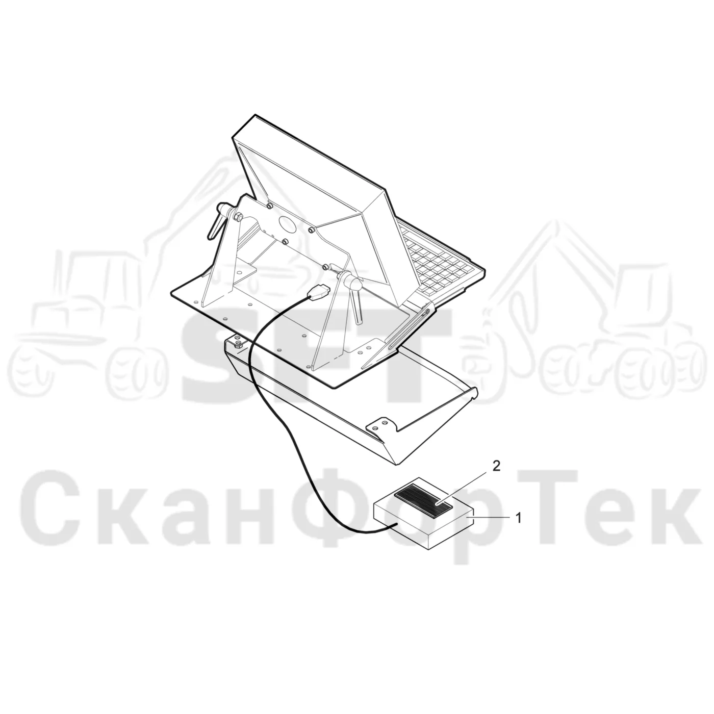 Схема: Valmet / Лесозаготовительные машины / Valmet 801 c / Valmet 801c Ch 11800- / Valmet 801c Ch 11800- / Каталог запасных частей / Система управления / Компьютеры / Дискета Ch.11872-